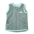 Wollfleece Weste Grün Gr. 74/80