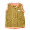 Wollfleece Weste Gelb Gr. 74/80