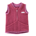 Wollfleece Weste Rosa Gr. 74/80