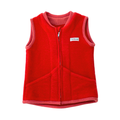 Wollfleece Weste Orange Gr. 86/92