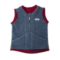 Wollfleece Weste Grau Gr. 86/92