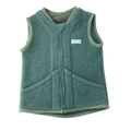 Wollfleece Weste Grün Gr. 98/104