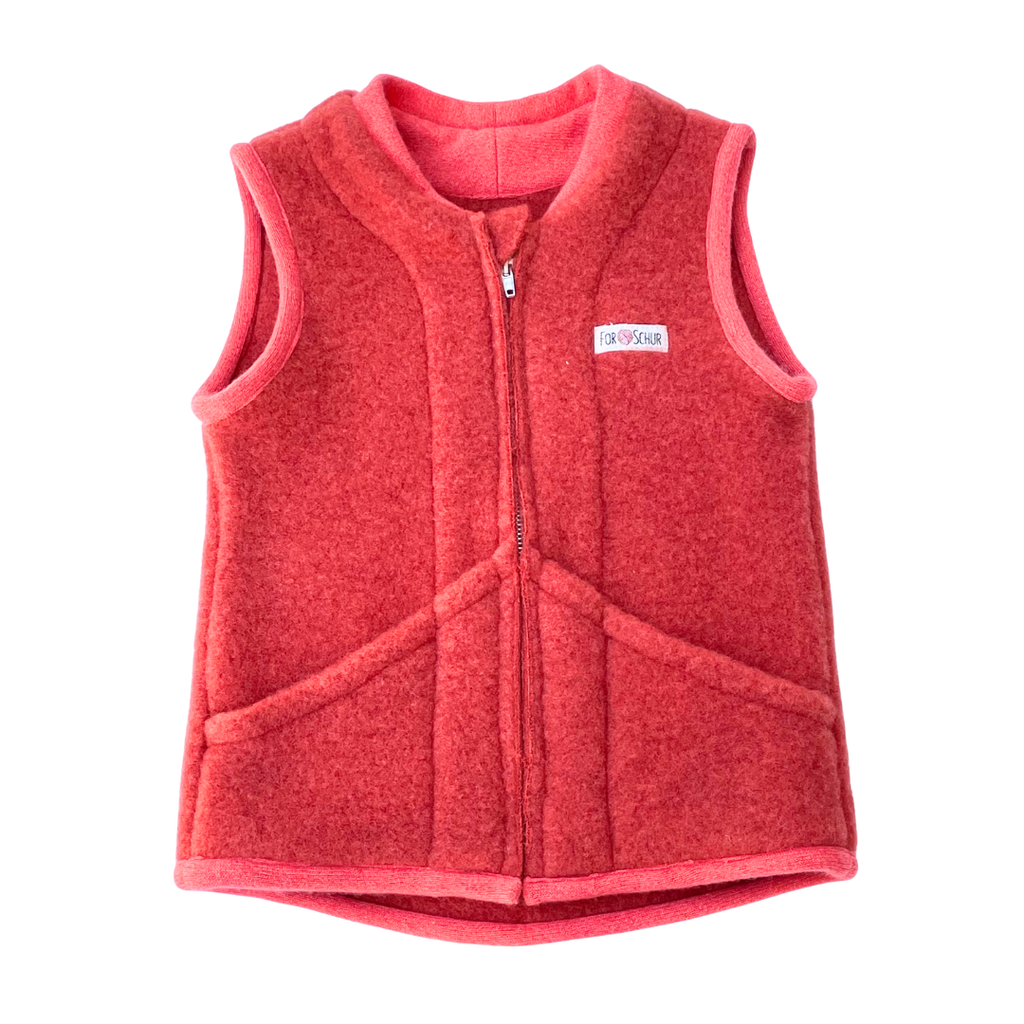 Wollfleece Weste Gr. 98/104