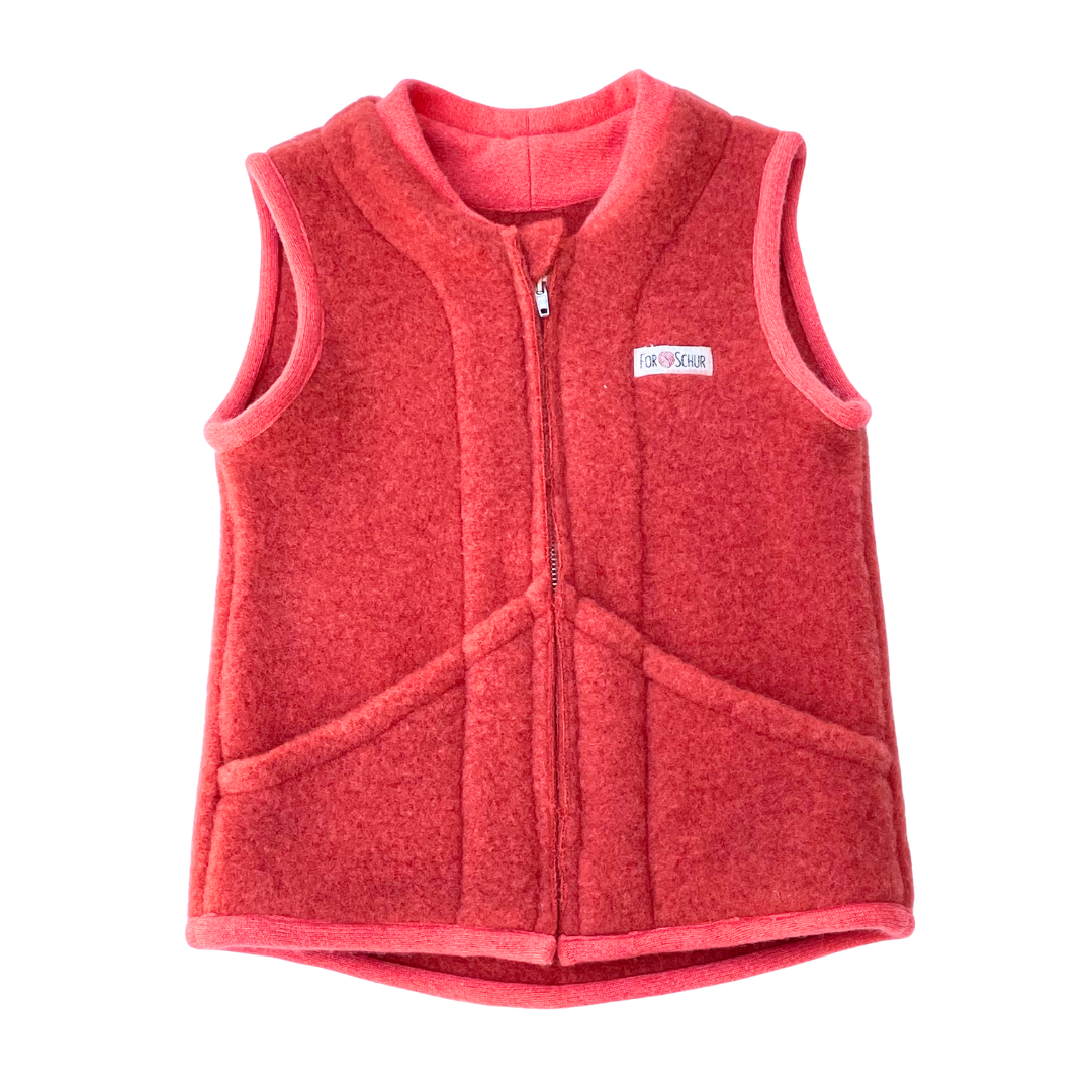 Wollfleece Weste Gr. 98/104