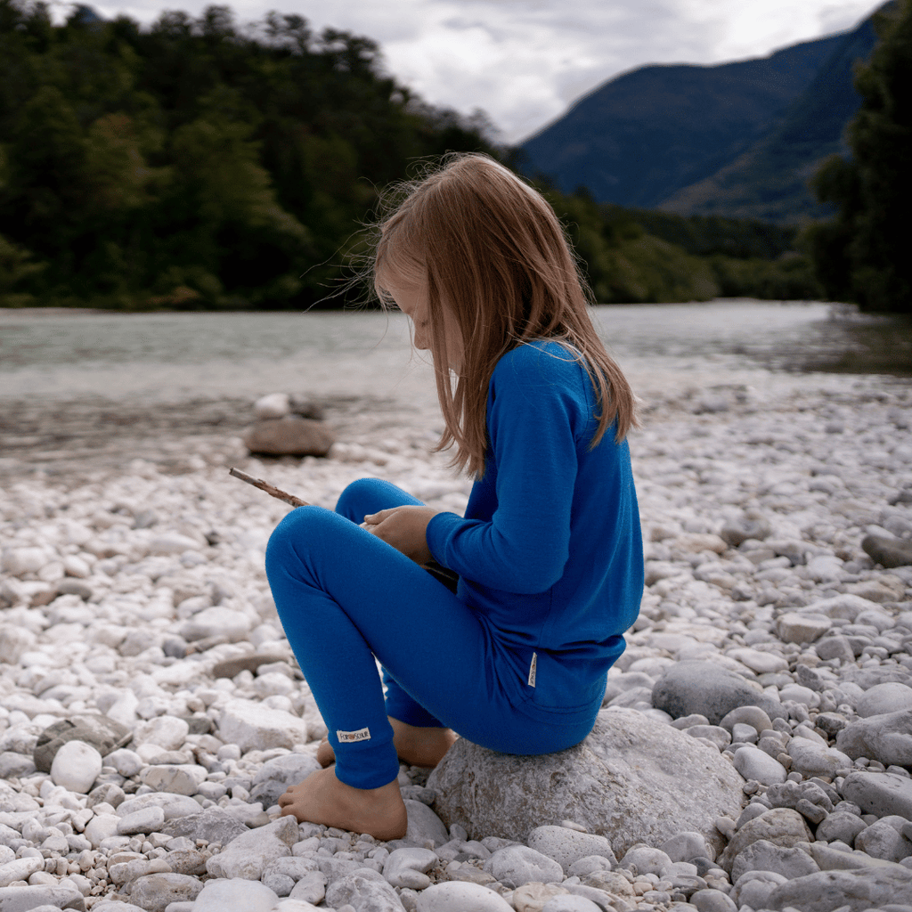 Superleichtes Merino Kinder Longsleeve