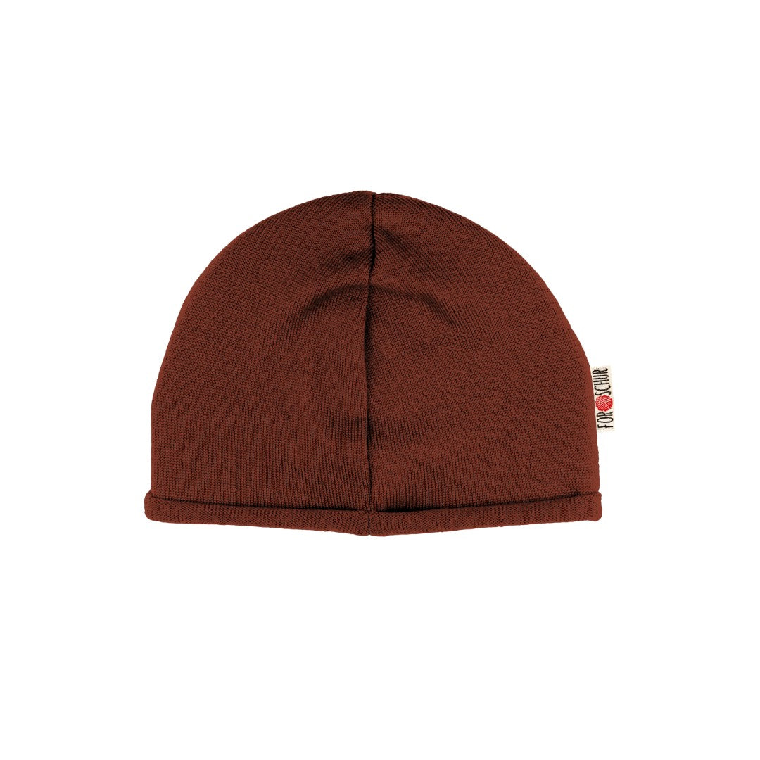 Upcycling Kaschmir Beanie Rote Bete