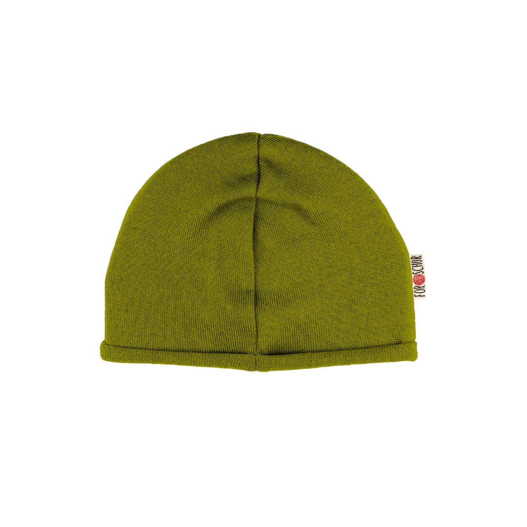 Upcycling Kaschmir Beanie Grün