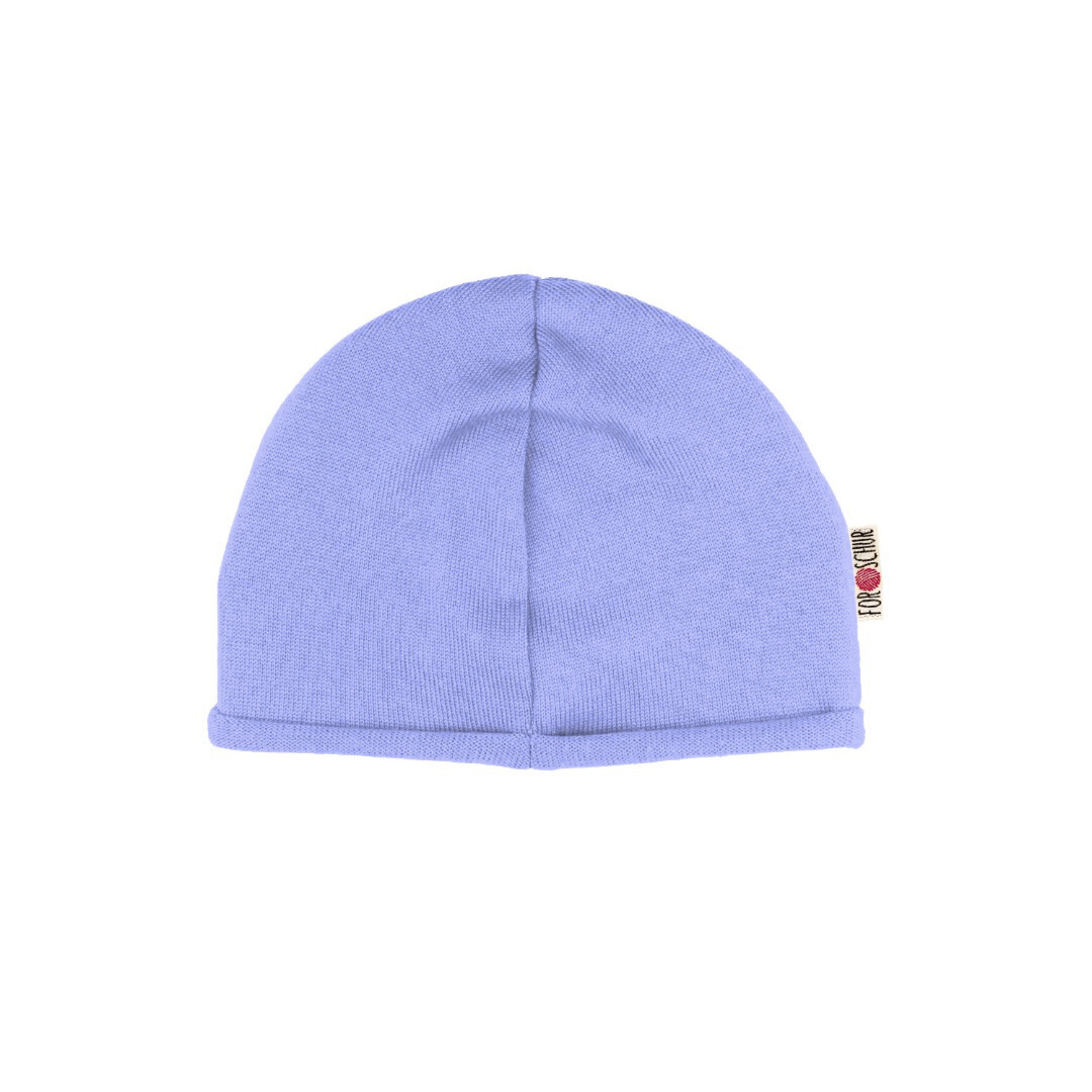 Upcycling Kaschmir Beanie Lila