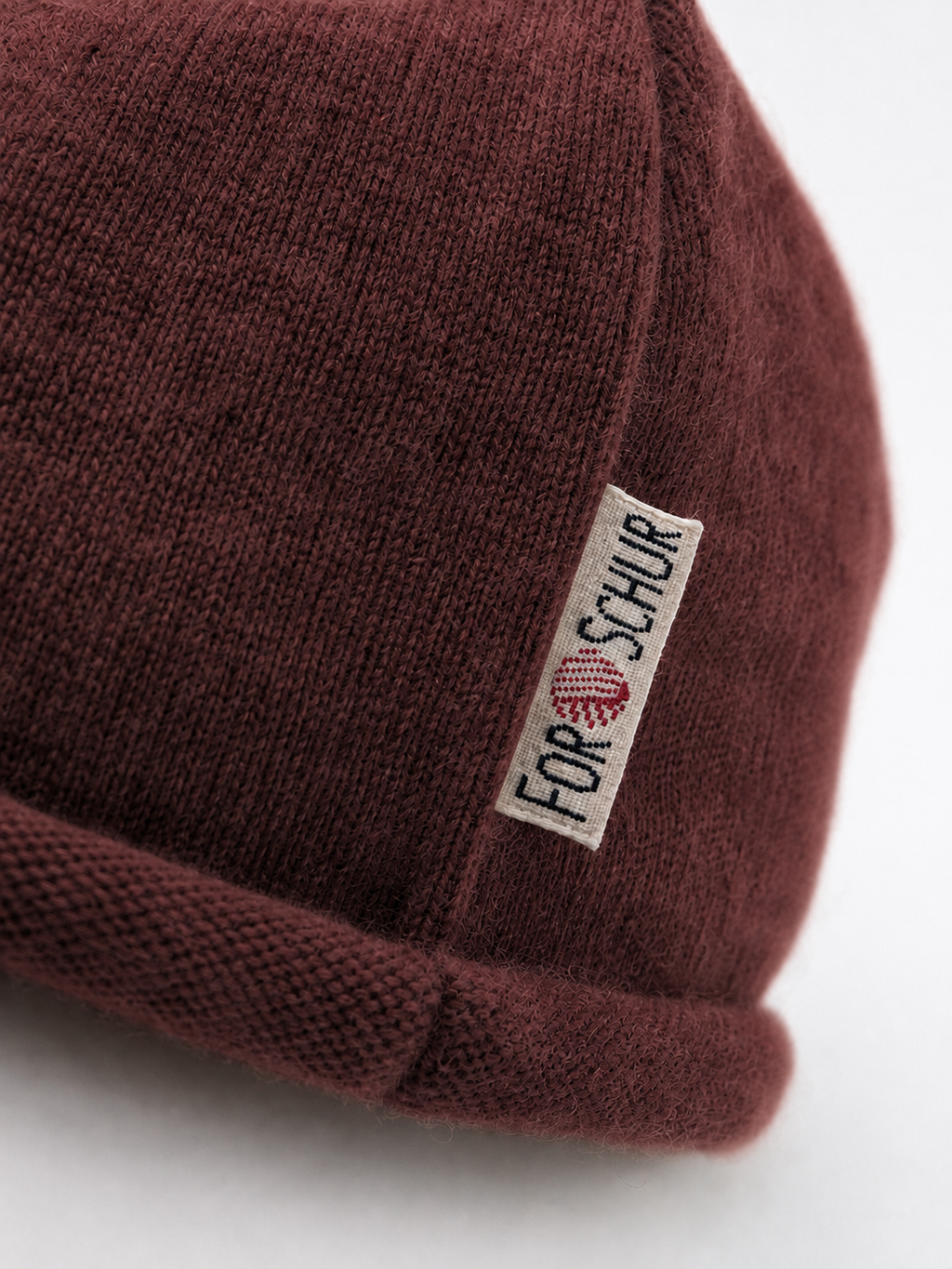 Kaschmir Kinder Beanie Rot