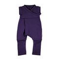 Kaschmireinteiler mit der Falte Aubergine