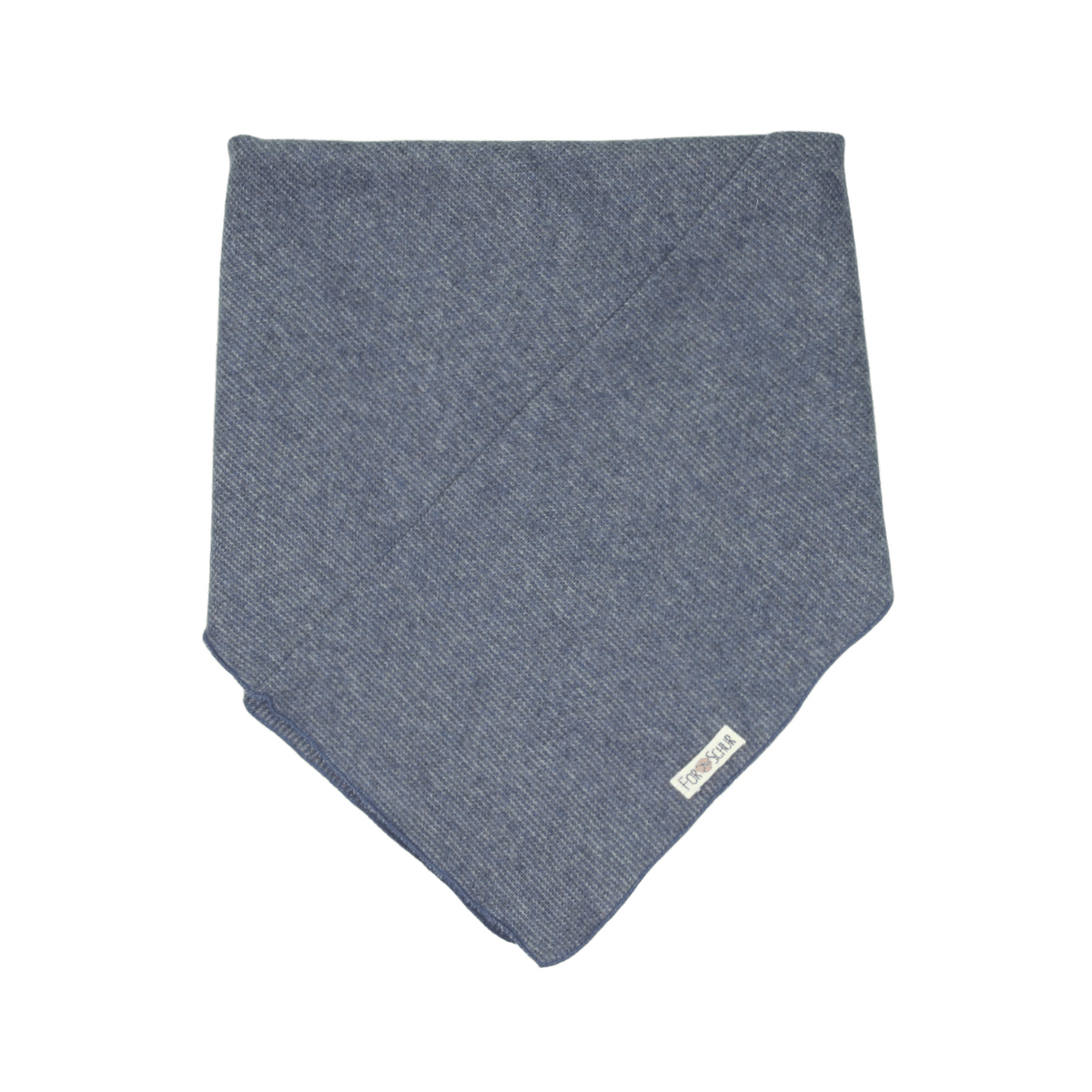 Upcycling Kaschmir Halstuch Blau - ForSchur