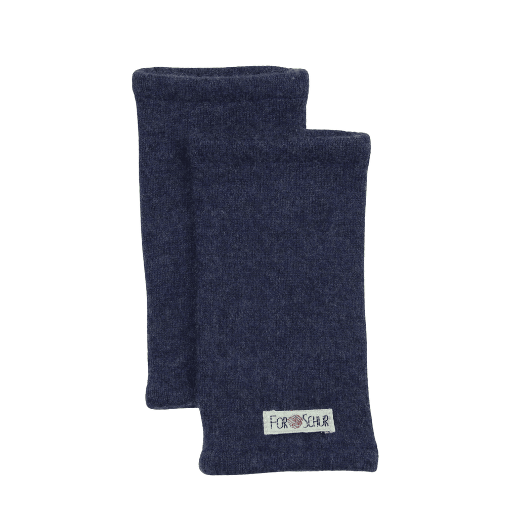 Kaschmir Handstulpen Blau - ForSchur