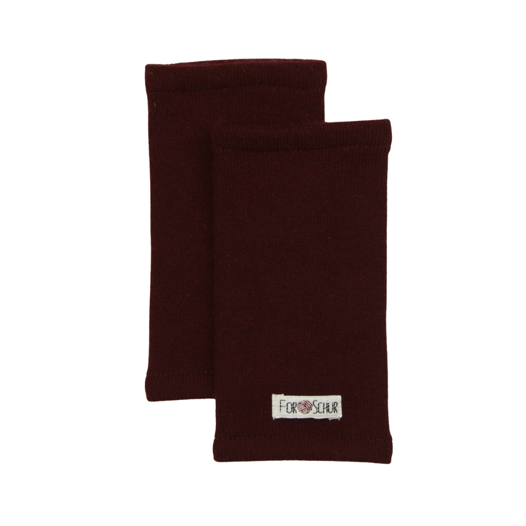Kaschmir Handstulpen Rot
