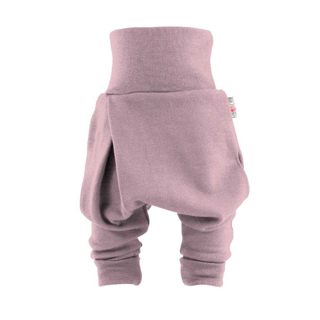 Kaschmir Baby Mitwachshose helles Altrosa