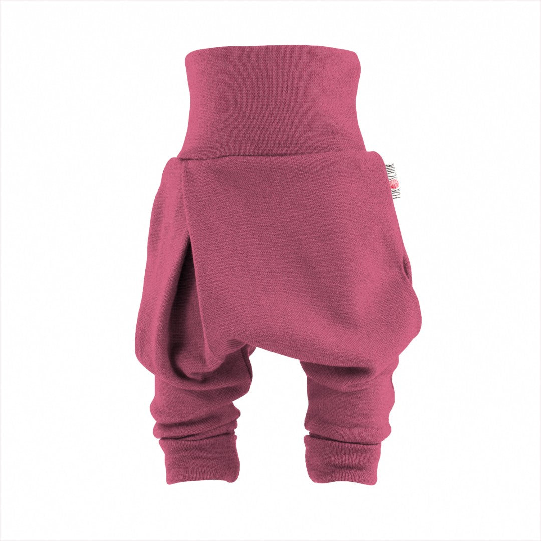 Kaschmir Baby Mitwachshose Rosa