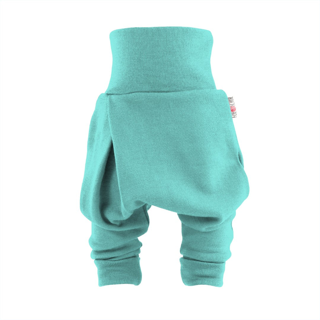 Kaschmir Baby Mitwachshose Eisblau