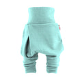 Upcycling Kaschmir Baby Mitwachshose heller Gletscher