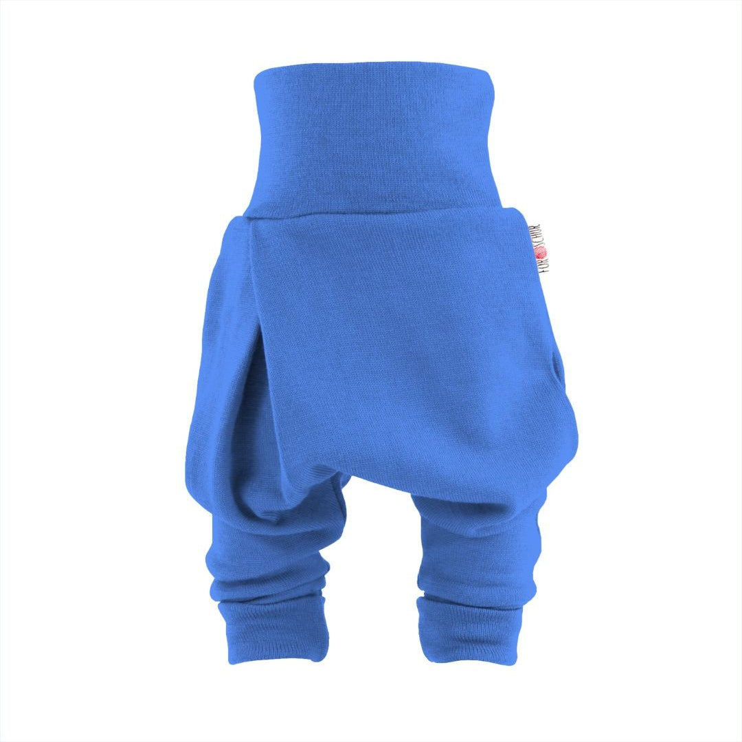 Kaschmir Baby Mitwachshose helles Königsblau