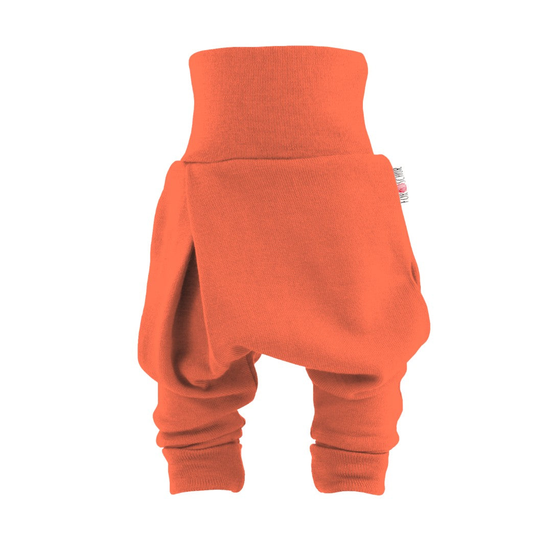 Kaschmir Mitwachshose Orange