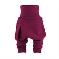 Upcycling Kaschmir Baby Mitwachshose Krokus