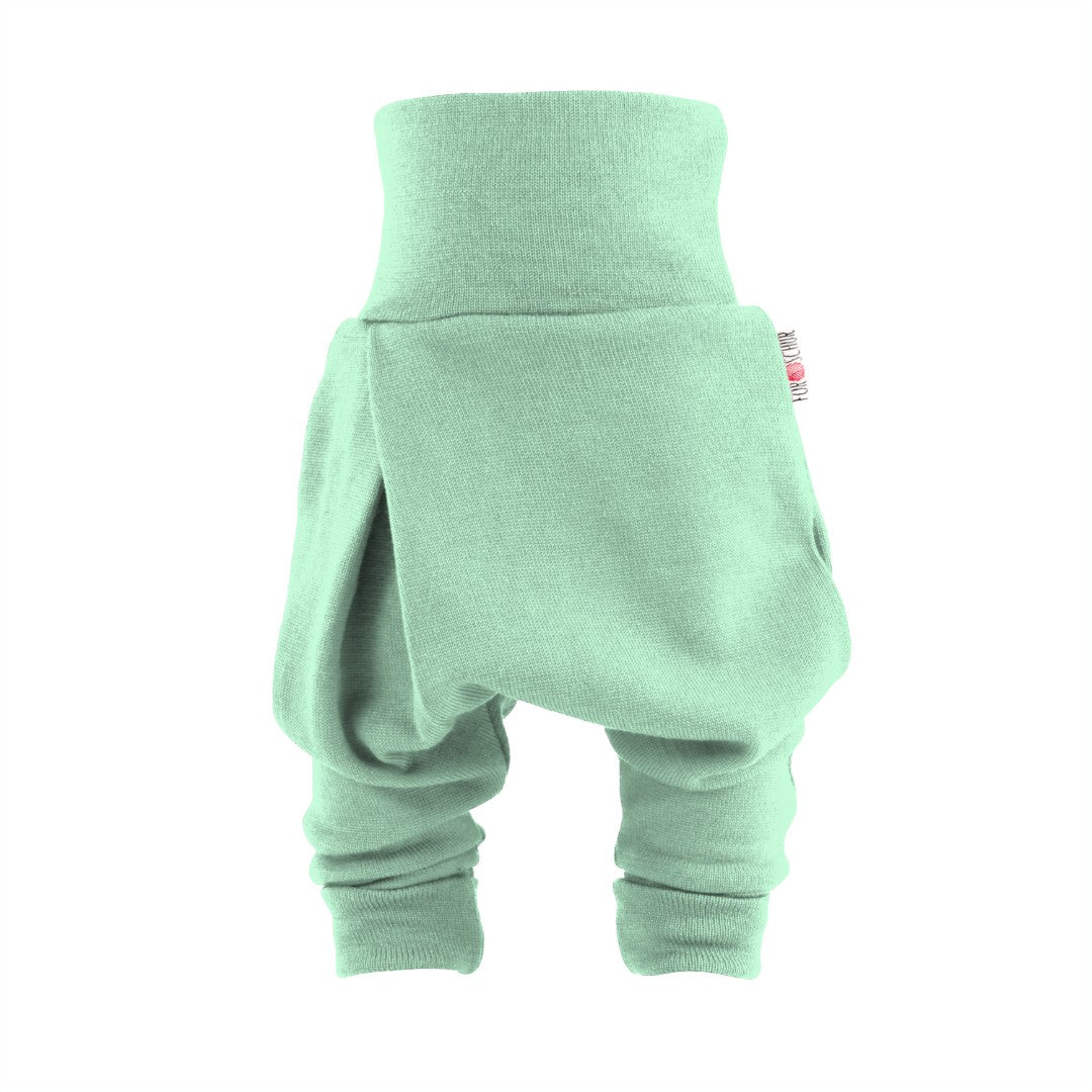 Kaschmir Baby Mitwachshose helles Mint