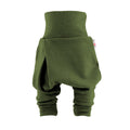 Kaschmir Baby Mitwachshose dunkle Olive