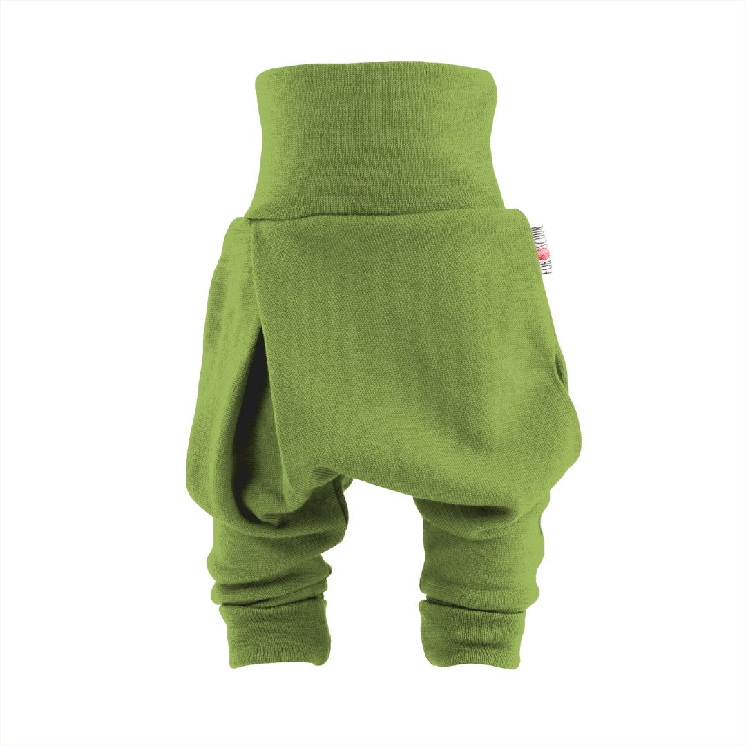 Kaschmir Baby Mitwachshose Grün