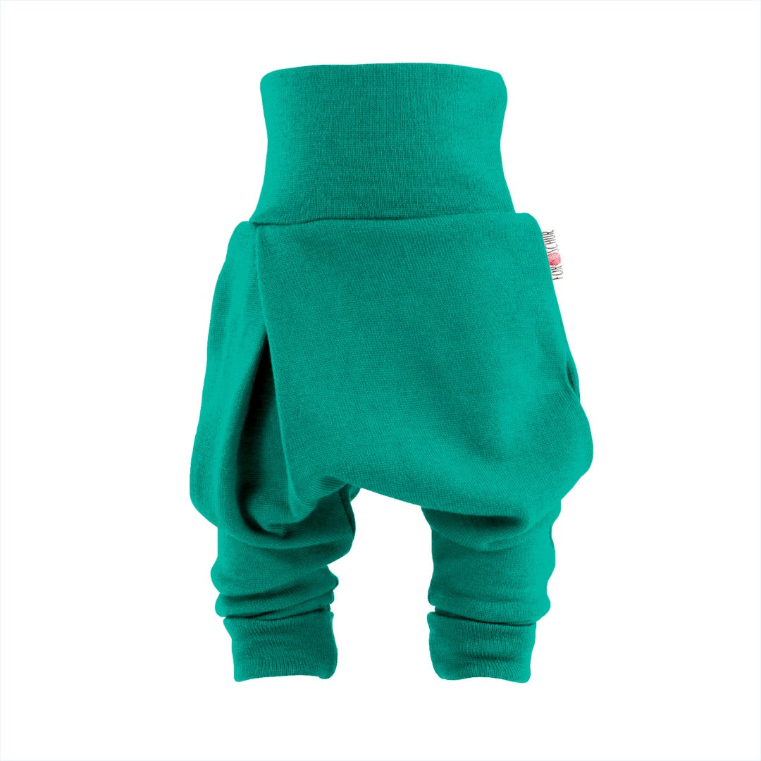Kaschmir Baby Mitwachshose Blau