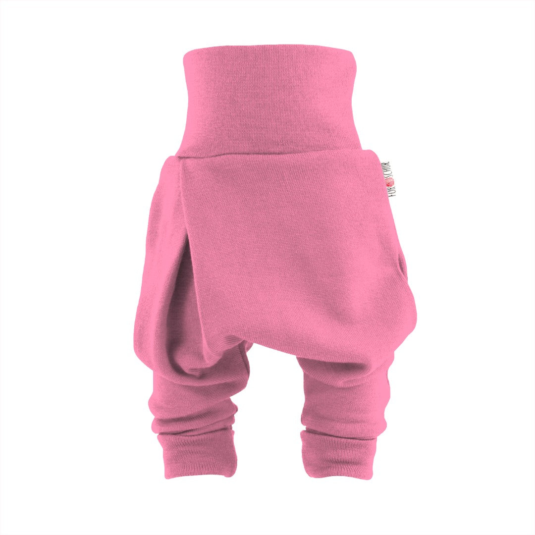 Upcycling Merino Mitwachshose dicke Qualität Rosa