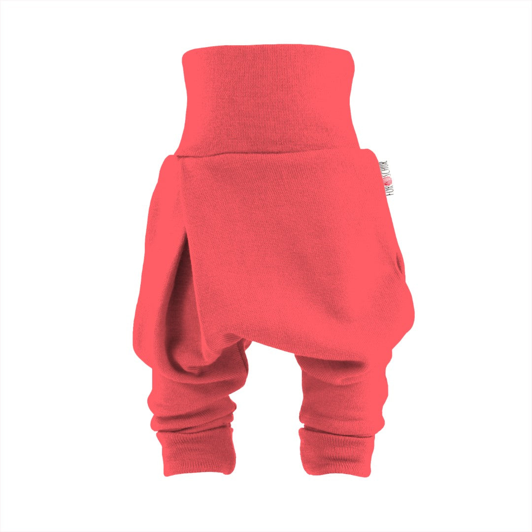 Kaschmir Baby Mitwachshose Pink