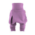 Upcycling Merino Mitwachshose Purpur