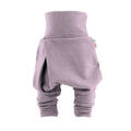 Upcycling Kaschmir Baby Mitwachshose Lila meliert