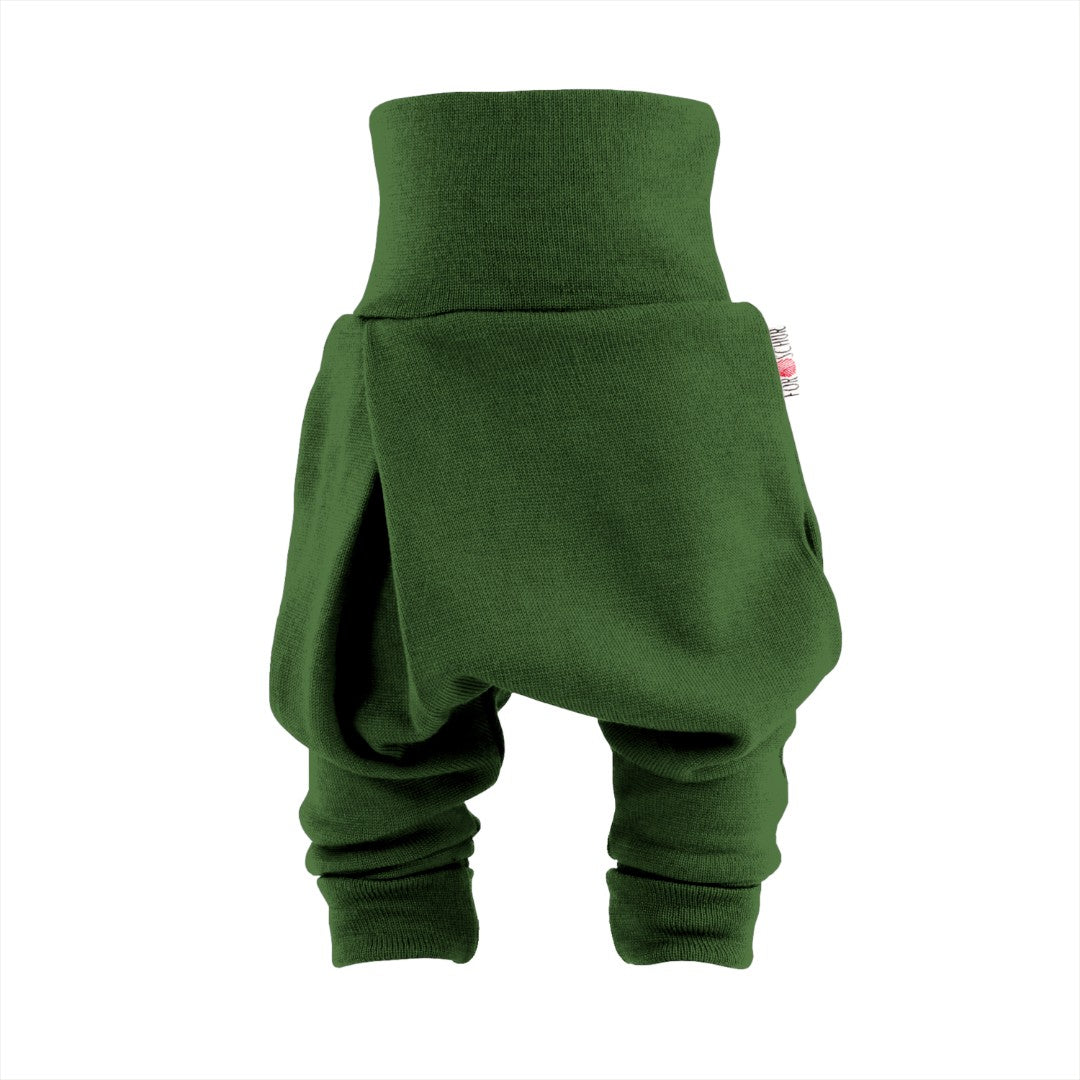 Kaschmir Baby Mitwachshose dunkle Tanne