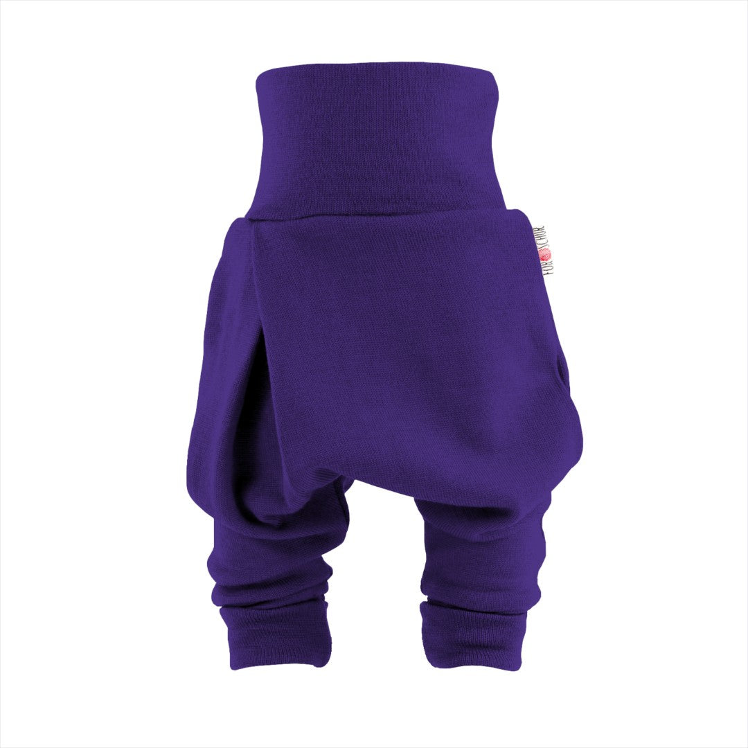 Kaschmir Baby Mitwachshose dunkle Traube