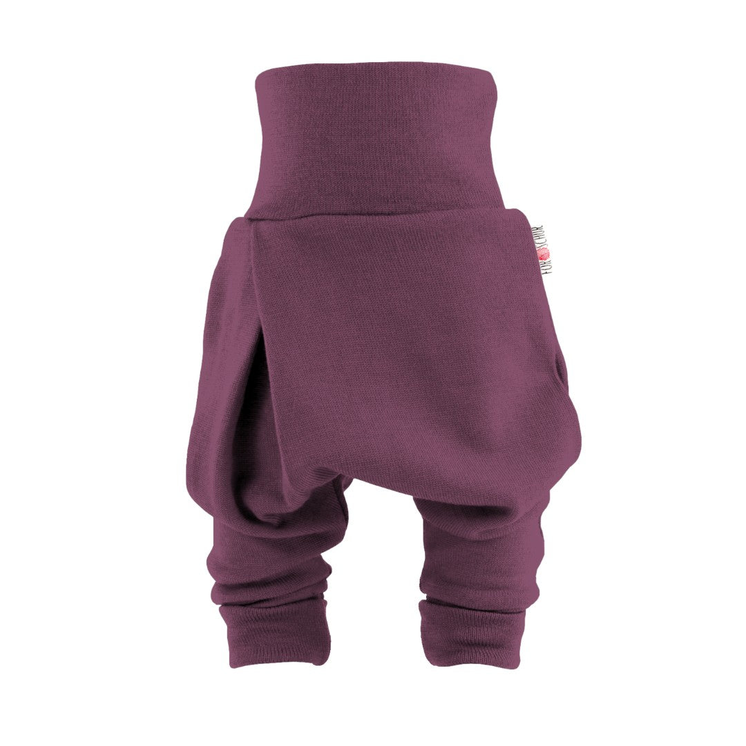Kaschmir Baby Mitwachshose Weinbeere