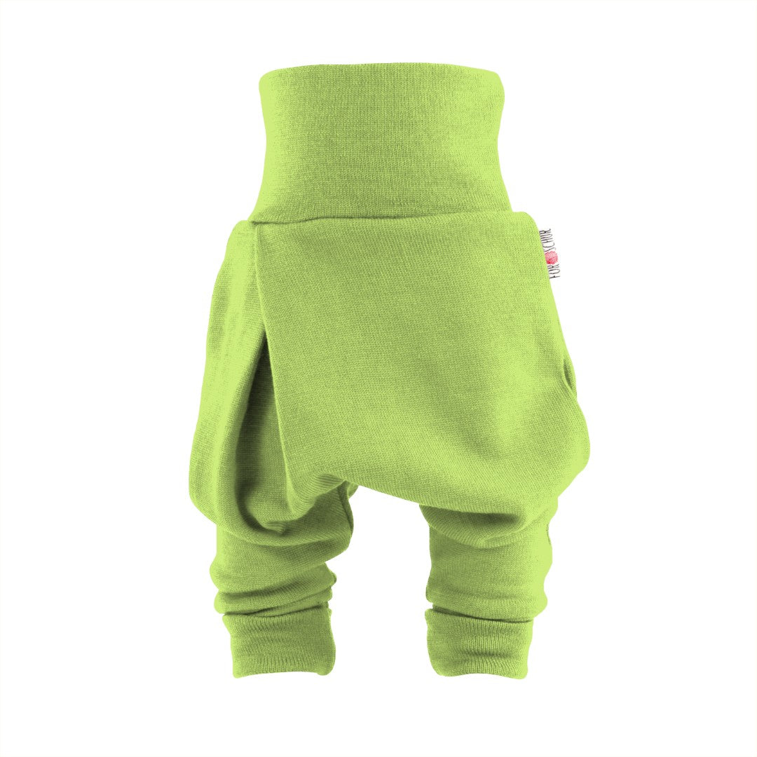 Kaschmir Baby Mitwachshose Weintraube meliert
