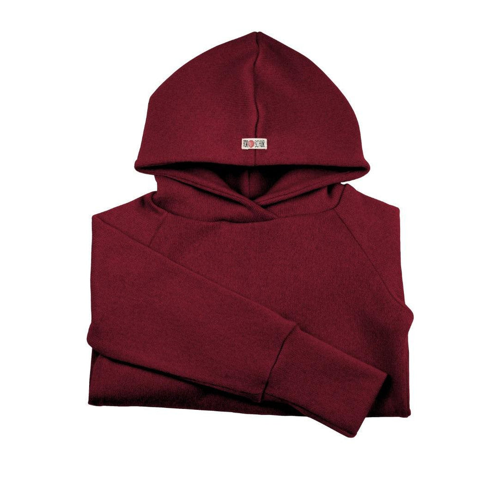 Merinohoodie Bordeaux - ForSchur