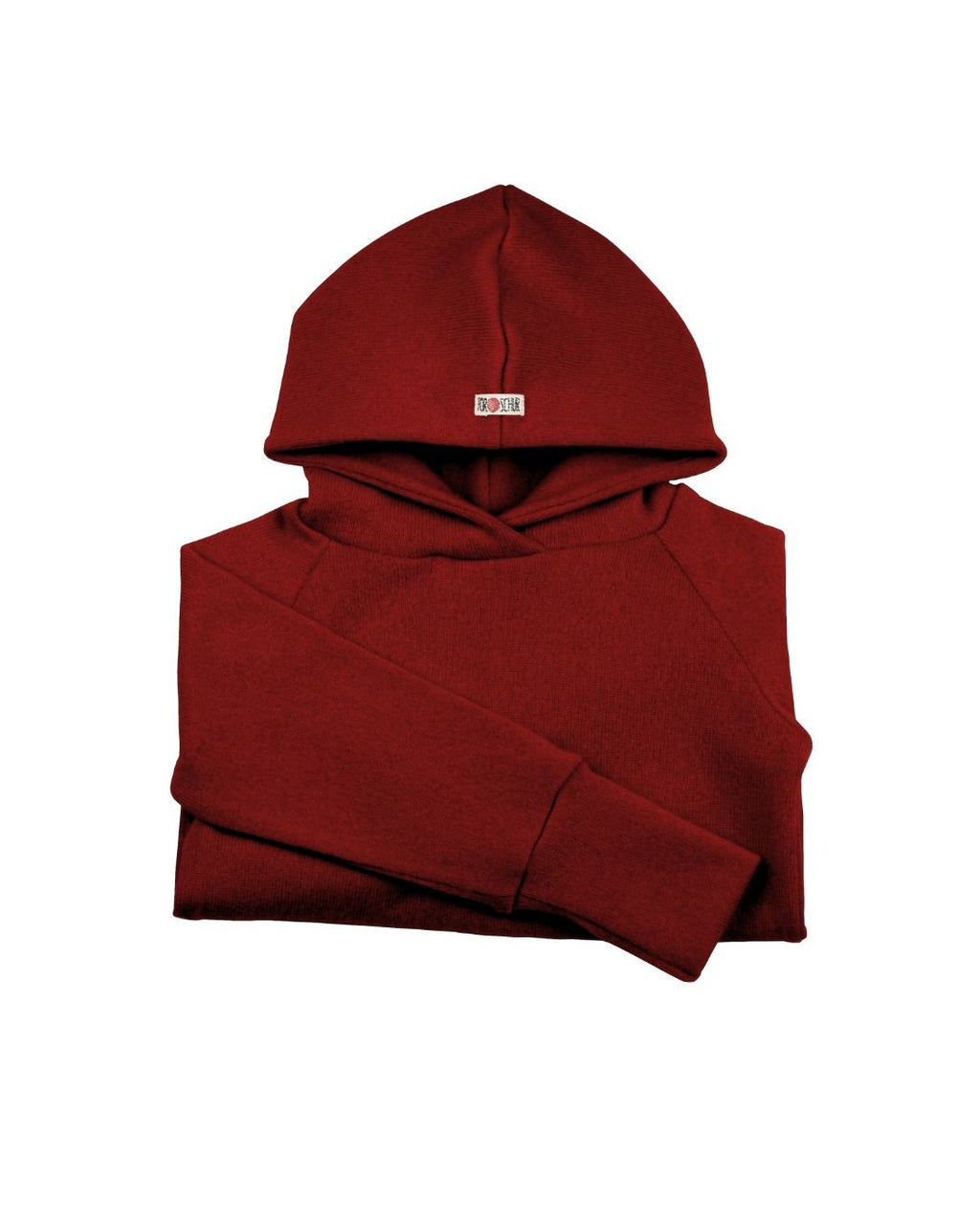 Kaschmir Kinder Hoodie Rot