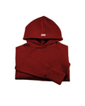 Kaschmir Kinder Hoodie Rot