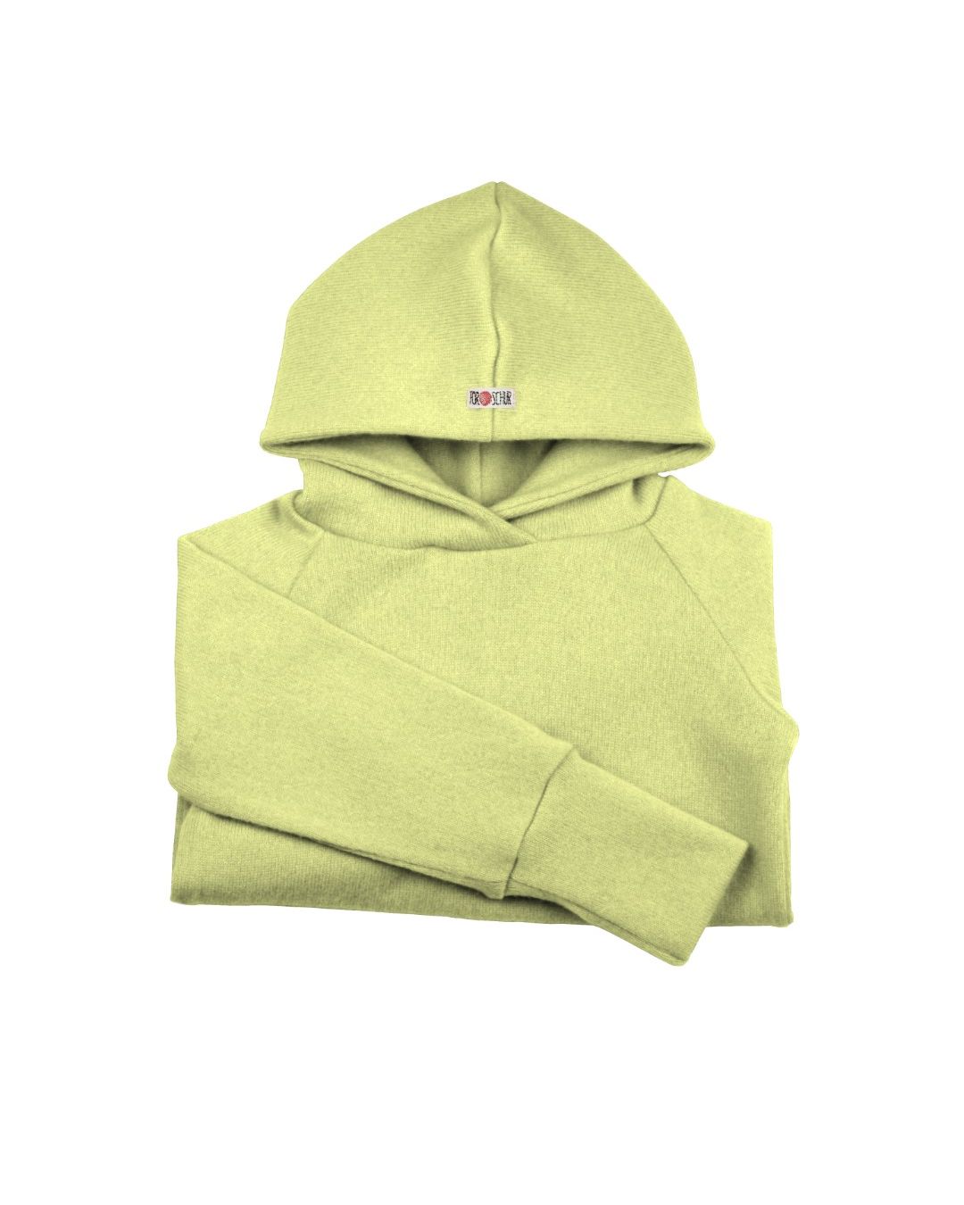 Kaschmir Kinder Hoodie Grün