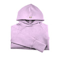 Kaschmir Kinder Hoodie helles Purpur meliert