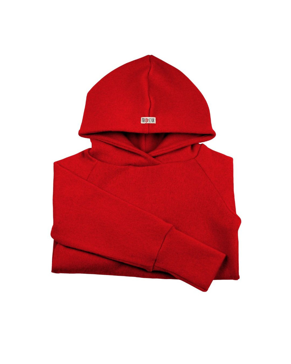 Kaschmir Kinder Hoodie Rot