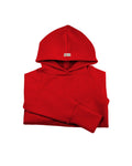 Kaschmir Kinder Hoodie Rot