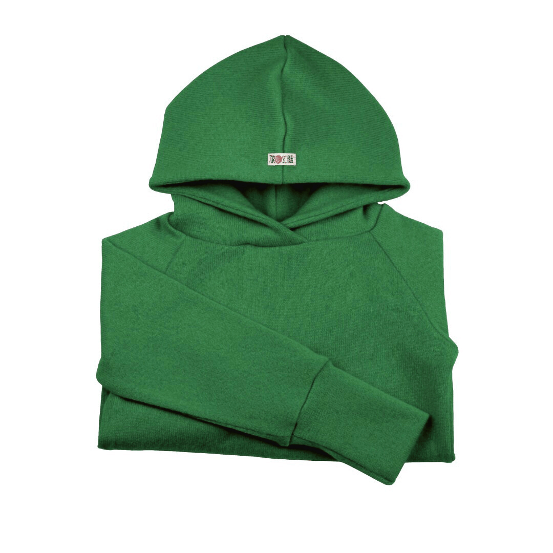 Upcycling Kaschmir Hoodie Grün - ForSchur