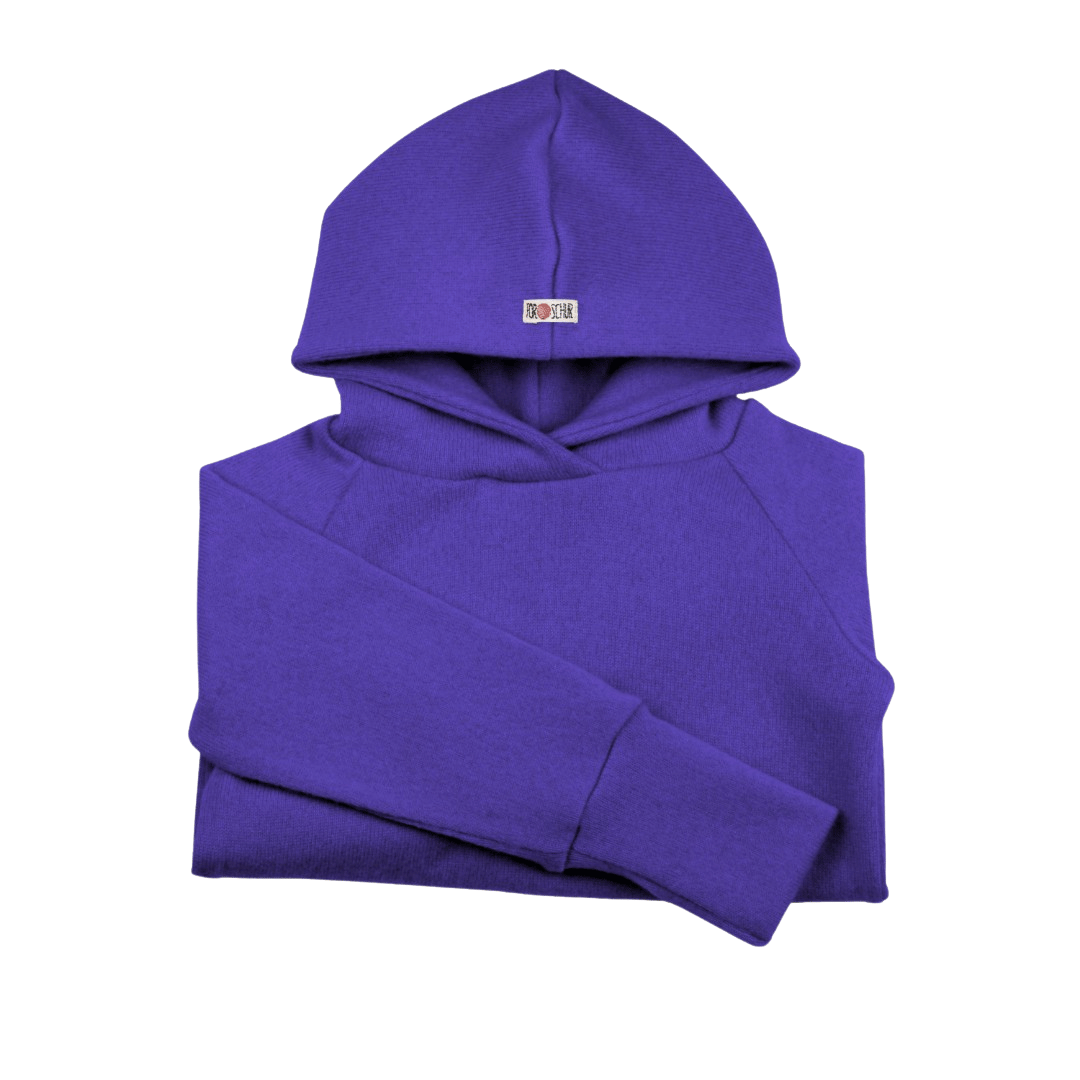 Upcycling Kaschmir Hoodie Lila