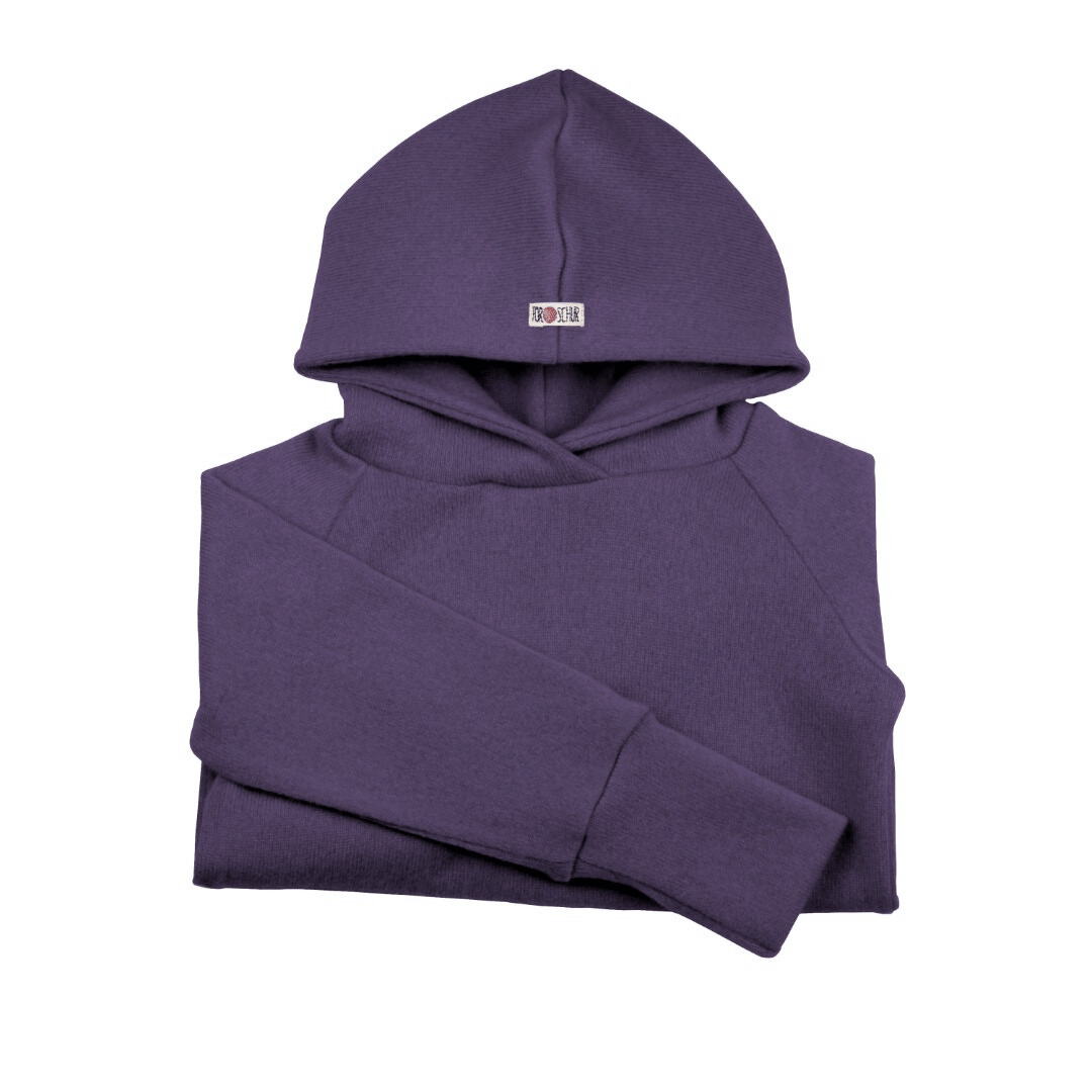 Upcycling Kaschmir Hoodie Lila - ForSchur