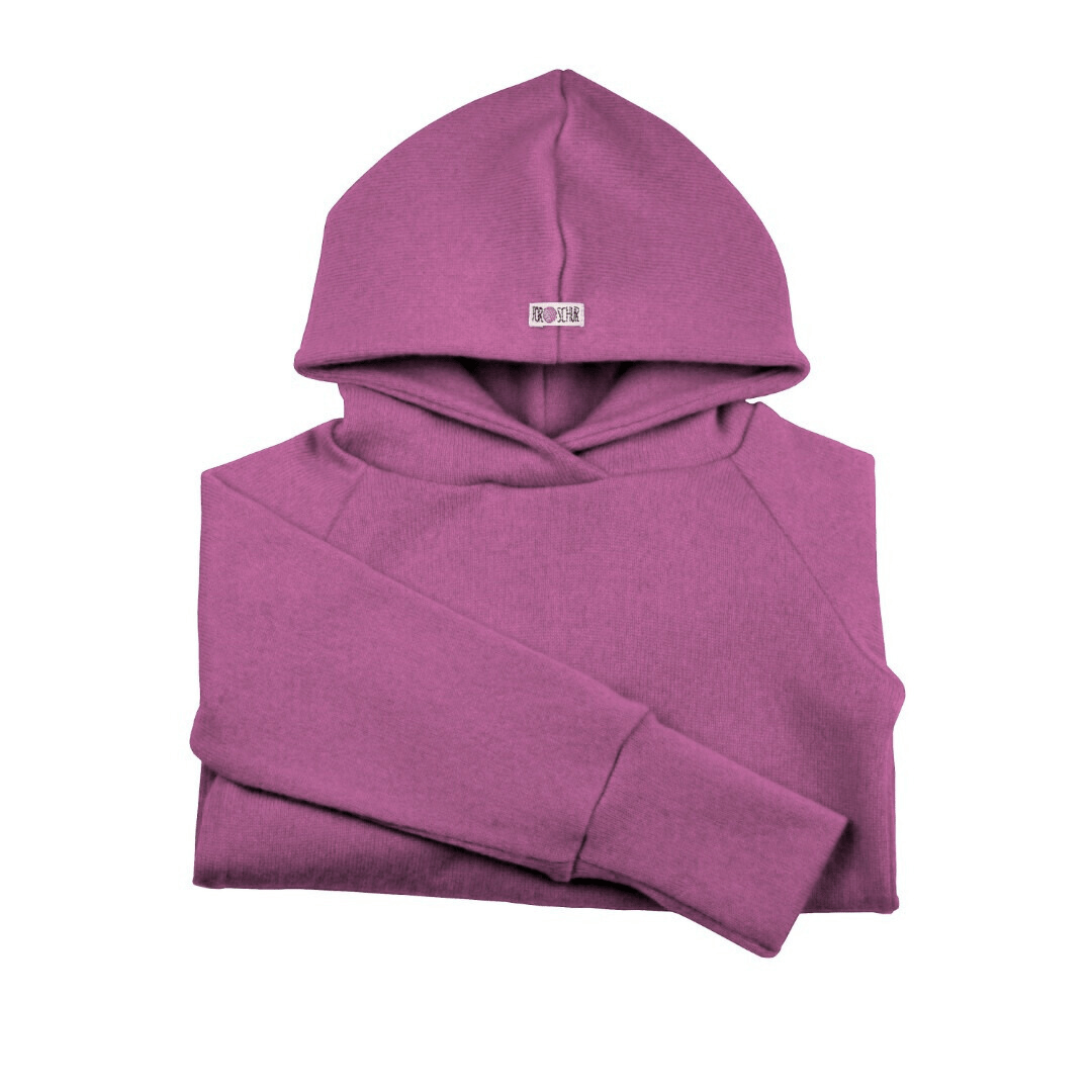 Upcycling Kaschmir Hoodie Lila - ForSchur