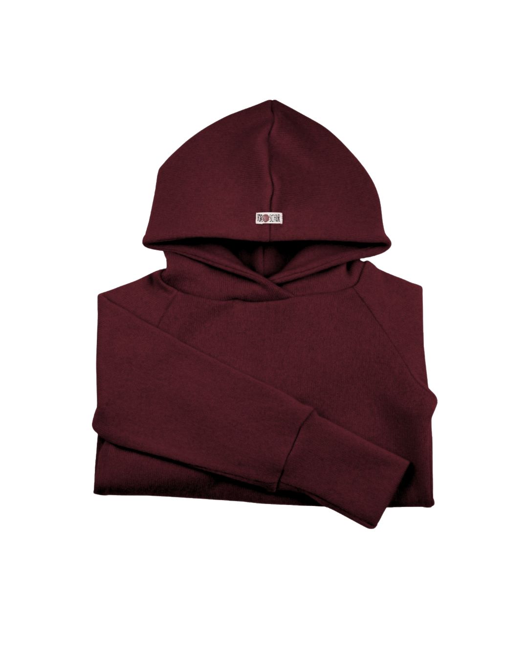 Kaschmir Kinder Hoodie Rot