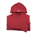 Upcycling Kaschmir Hoodie Rot