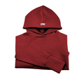 Upcycling Kaschmir Hoodie Rot